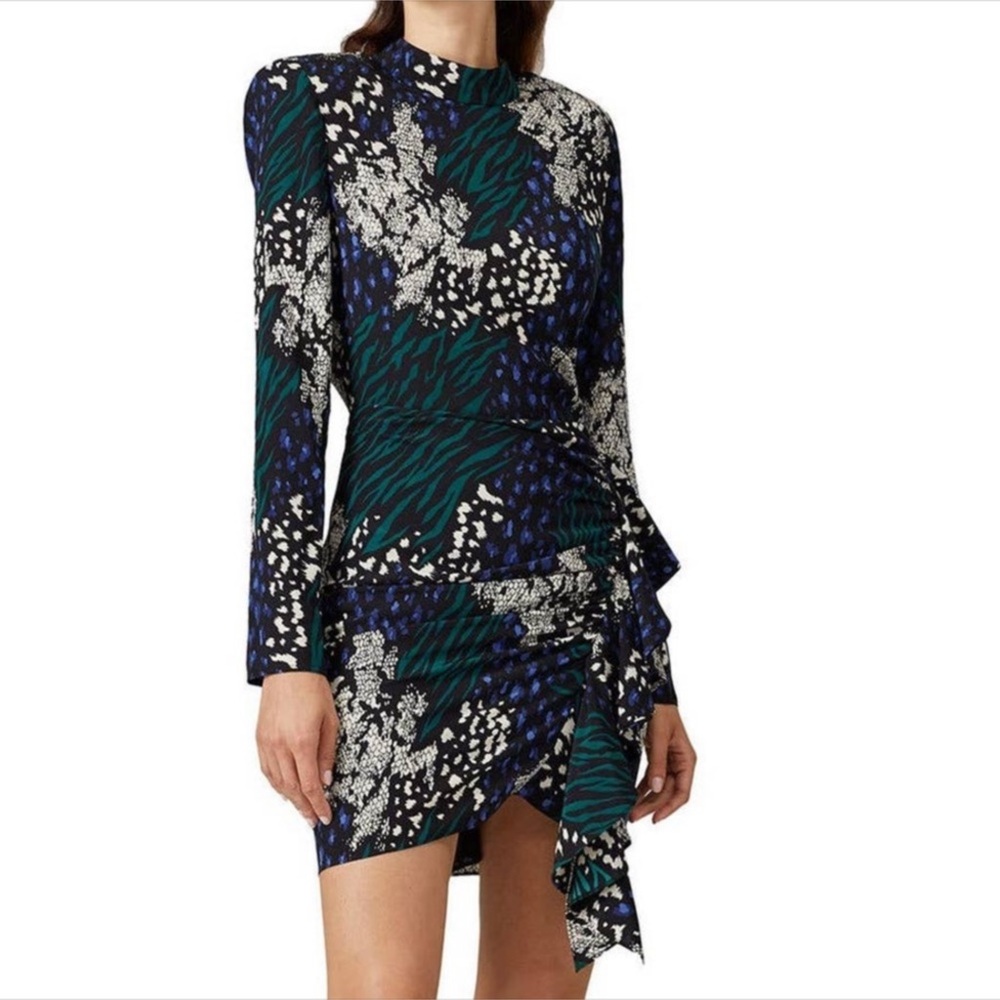 VERONICA BEARD Louella Dress Silk mini Sz 8